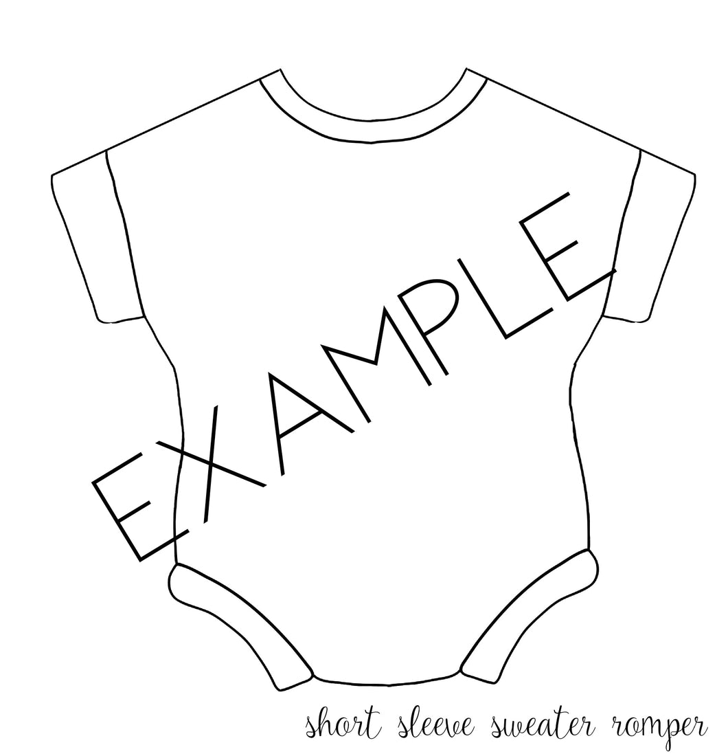 Sweater Rompers - Solids