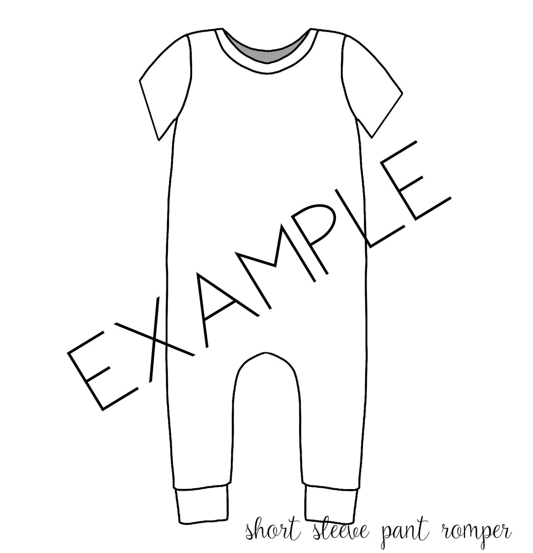 Pant Rompers - Solids