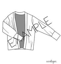 Load image into Gallery viewer, Mystery Cardigan / Duster Template
